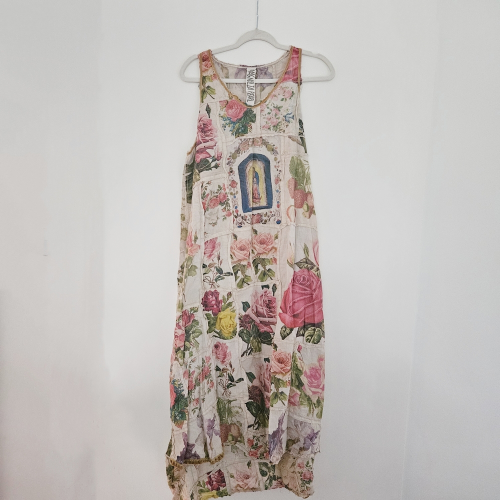 Magnolia Pearl Patchwork Layla Tank Dress Lady Madonna NWT New With Tags - Picture 2 of 7